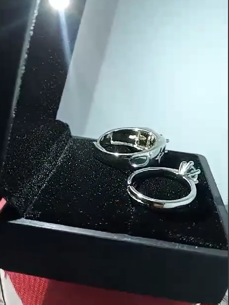 Adjustable Premium Quality Couple Rings With Box Lifetime Color Warranty