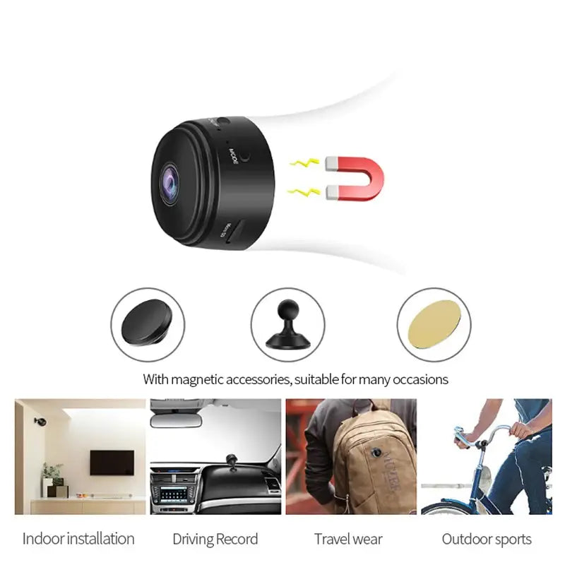 A9 Mini HD Magnetic 1080p Wifi Camera